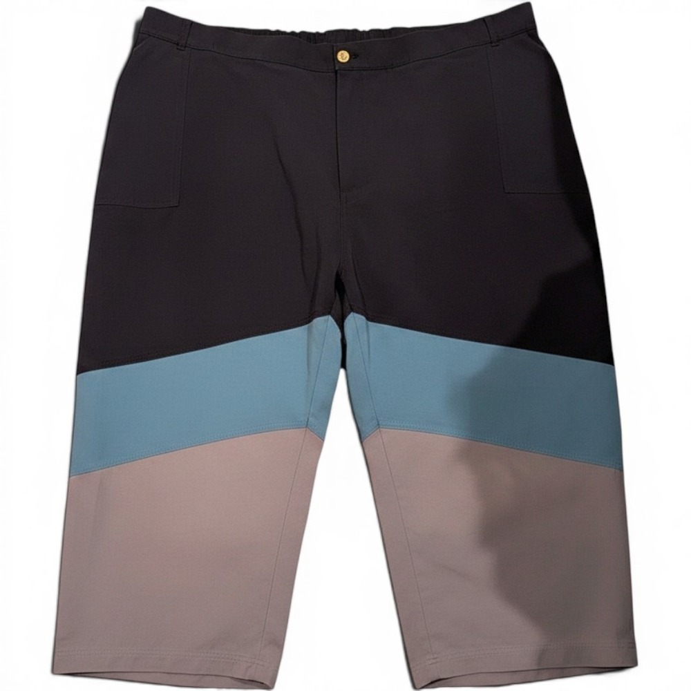 Big Bud Press Blue Colorblock Work Pants 6XL Made in LA Cotton‎ Twill Unisex